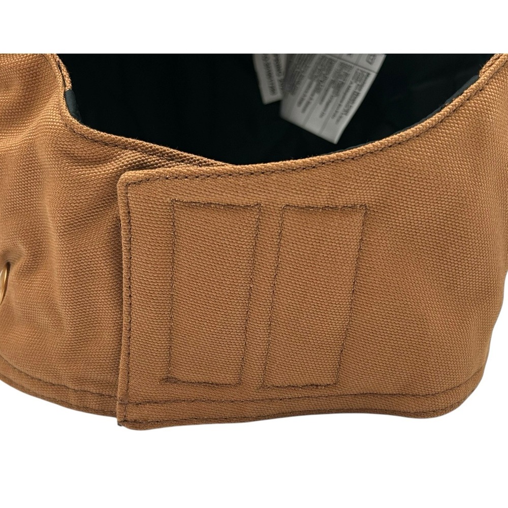 Carhartt Firm Duck Insulated Canvas Hood Sz 2X-5XL Brown Cotton Water-repellent - Picture 10 of 16
